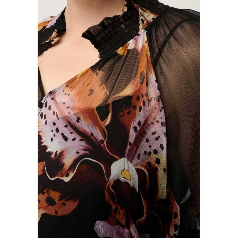 OnceWas Maris Sheer Chiffon Blouse image number 2